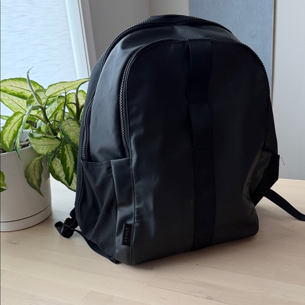 AWAY Black Minimalist Backpack
